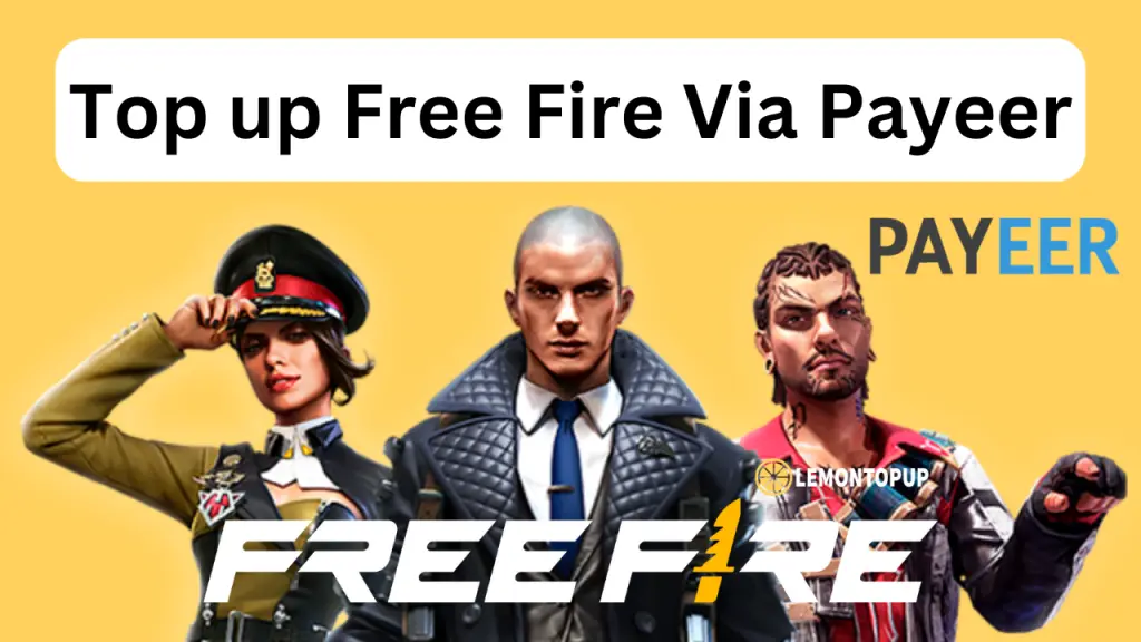 Top up Free Fire gems (Diamonds) via Payeer